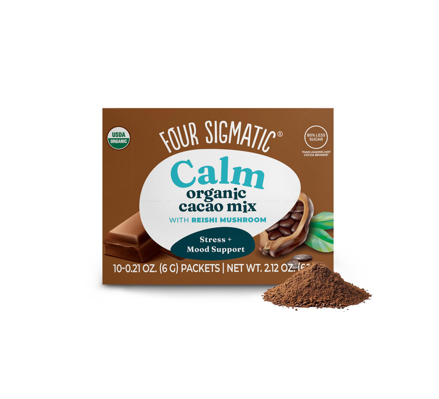 Four Sigmatic Calm Mushroom Cacao Mix, 10 Count