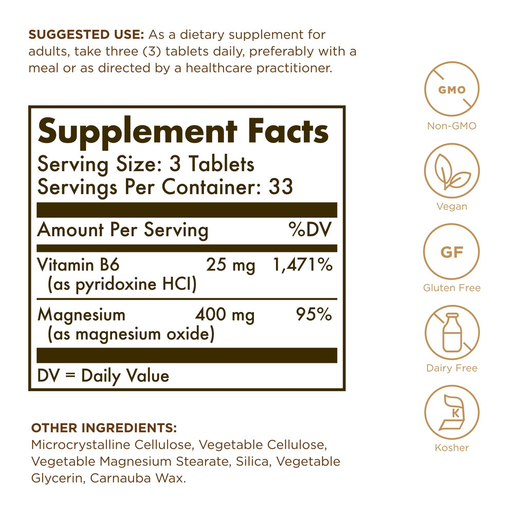 Solgar Magnesium, 100 Count
