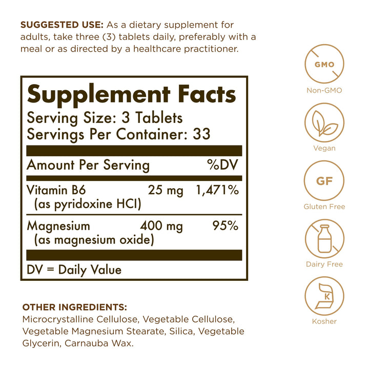 Solgar Magnesium, 100 Count