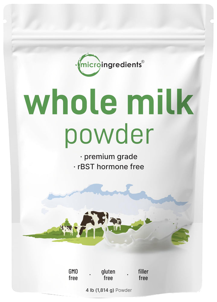 Micro Ingredients Whole Milk Powder, 4 lb