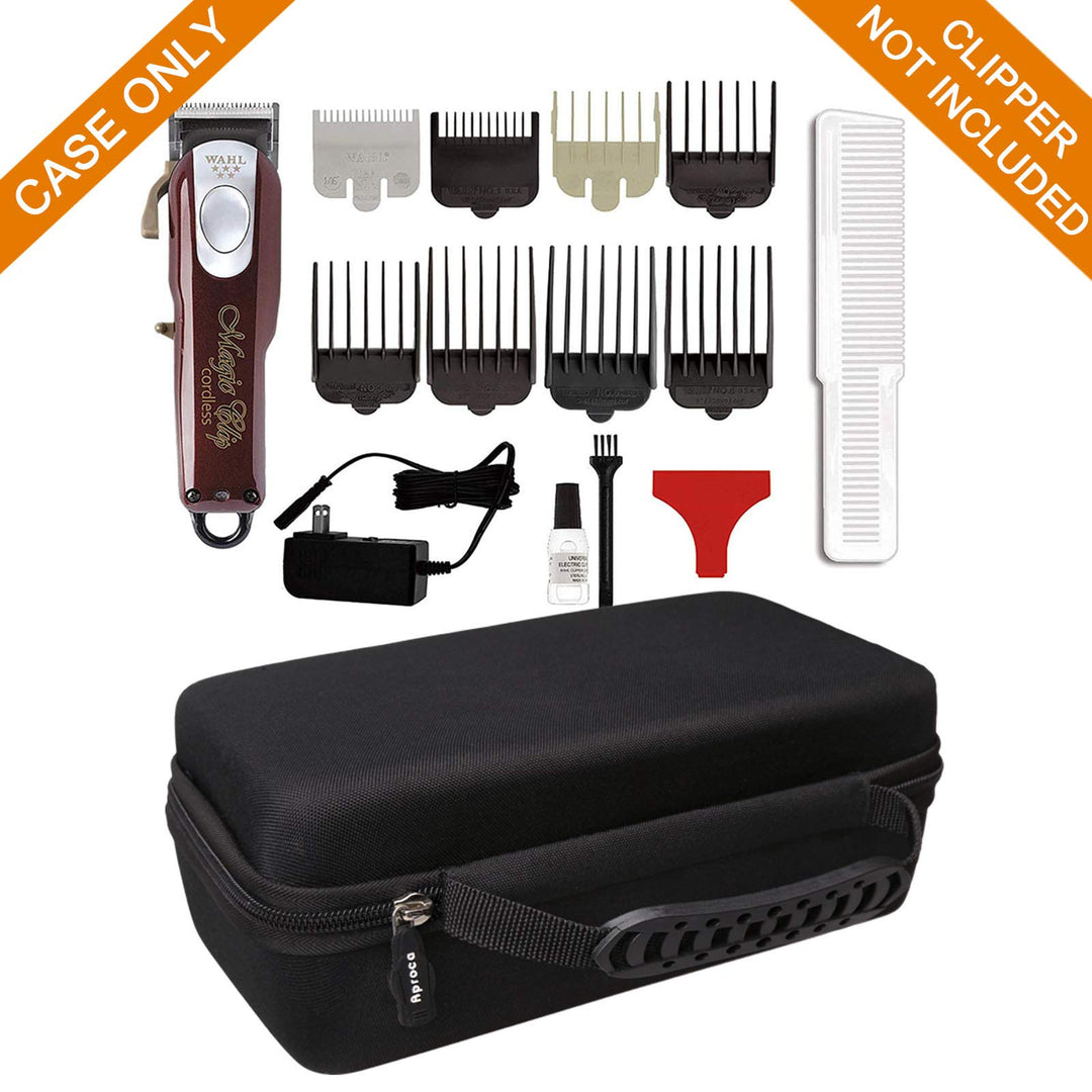 Aproca Hard Travel Storage Case for Wahl Professional 5-Star Magic Clip, Black