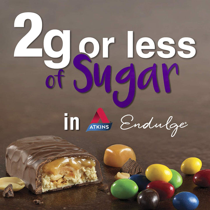 Atkins Endulge Treat, Milk Chocolate Caramel Squares, 15 Count