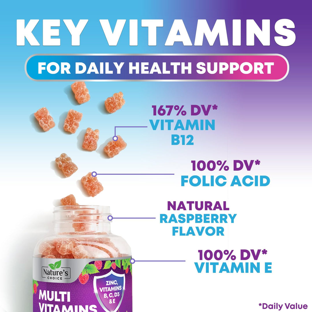 Nature's Choice Multivitamin Gummies For Adults, Vegetarian, 120 Count