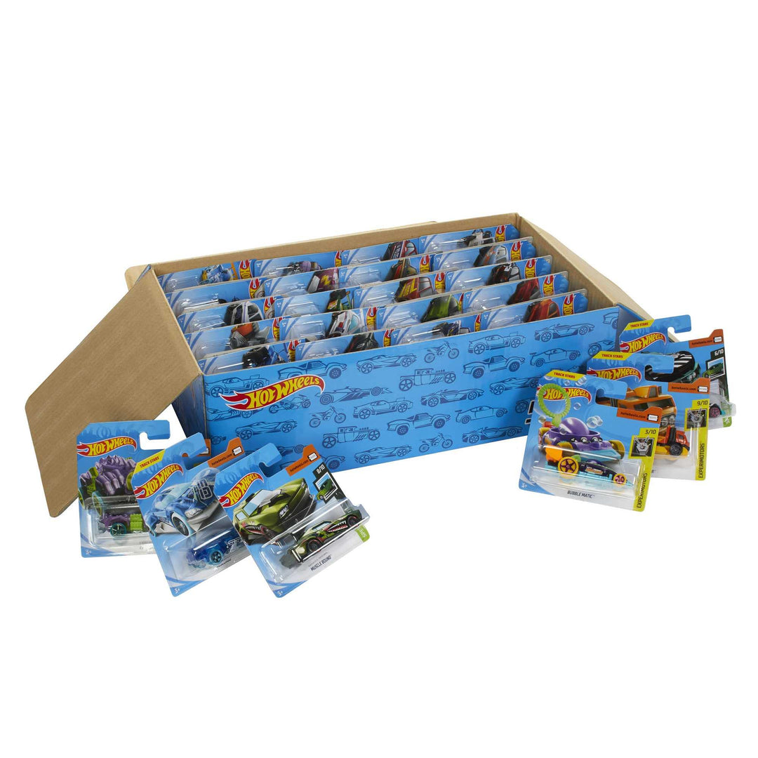 Hot Wheels 1:64 Scale Toy Trucks and Cars, 50 Count
