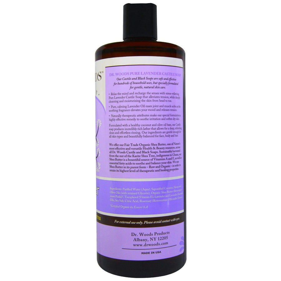 Dr,woods Lavender Castile Soap, 32 fl oz