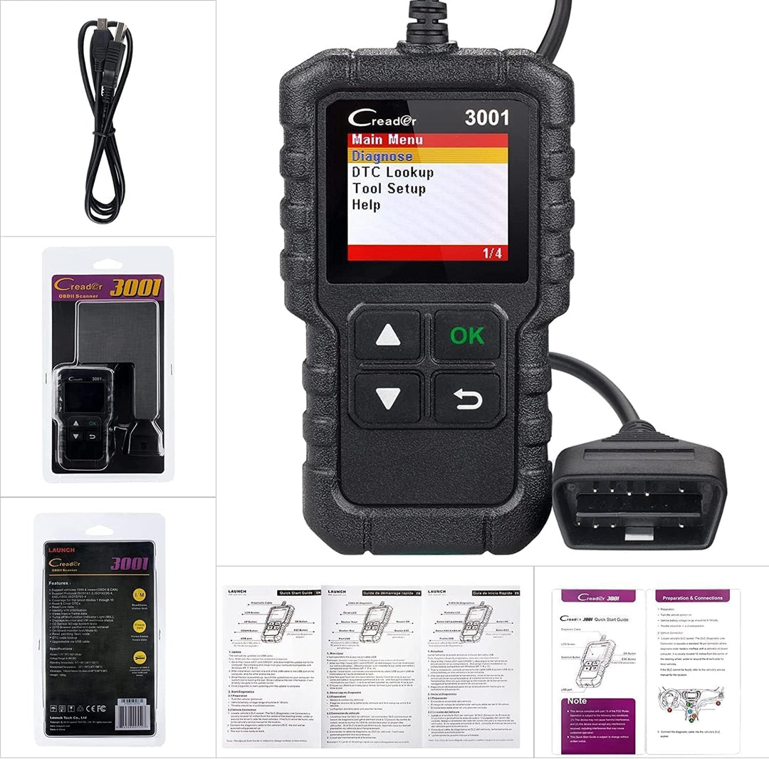 LAUNCH Creader 3001 OBD2 Scanner, Diagnostic Scan Tool