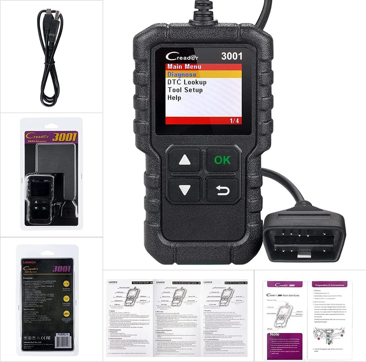 LAUNCH Creader 3001 OBD2 Scanner, Diagnostic Scan Tool