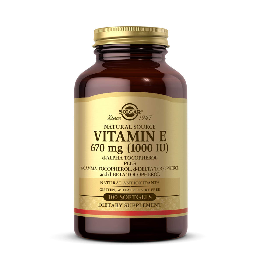 Solgar Vitamin E Mixed Softgels, 1000 IU, 100 Count