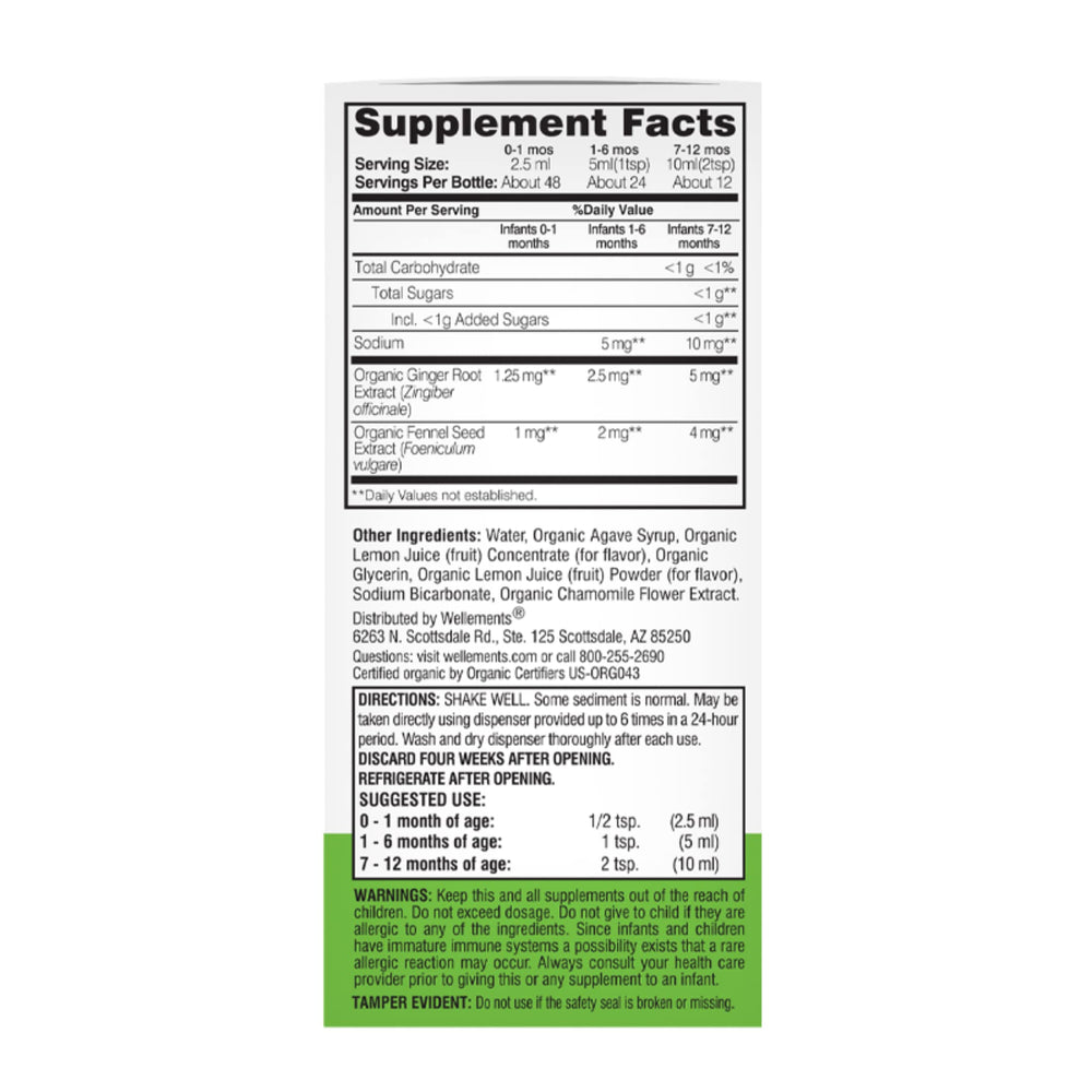 Wellements Gripe Water, 4 fl oz