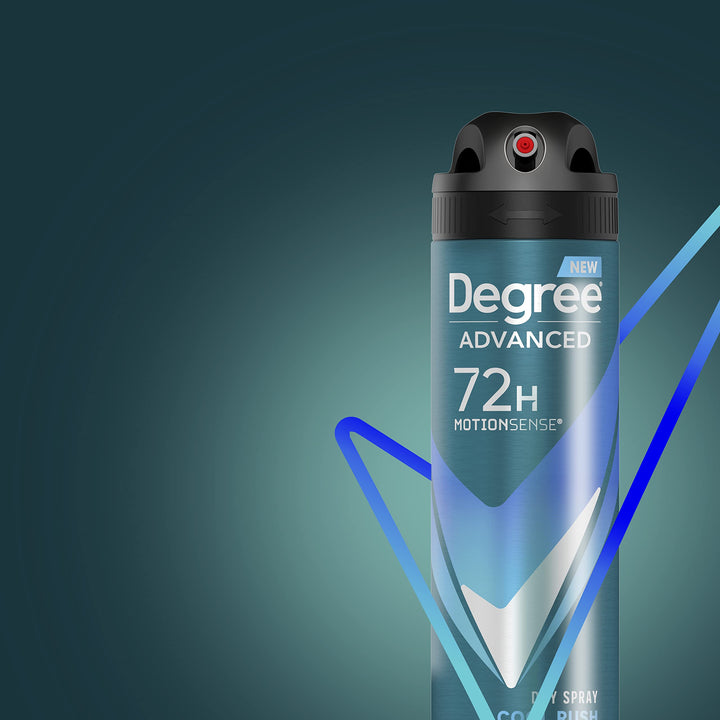 Degree Men Motionsense Antiperspirant Deodorant Dry Spray, Cool Rush, 3.8 oz