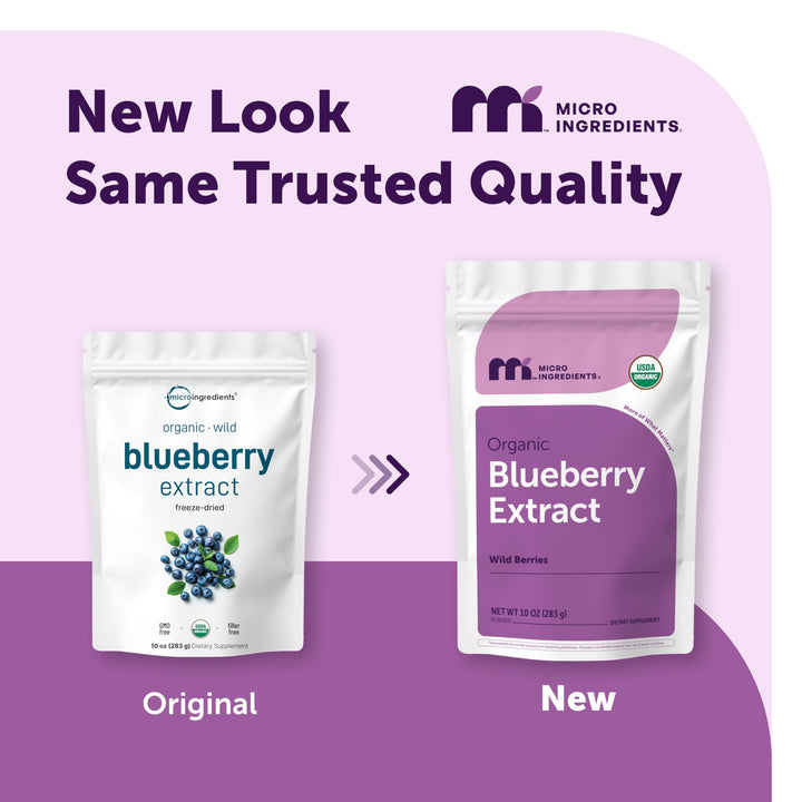 Micro Ingredients Organic Blueberry Extract Powder, 10 oz