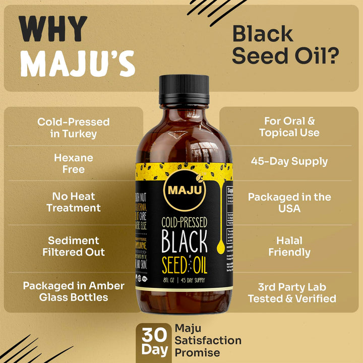 Maju Superfoods Black Seed Oil, 8 oz