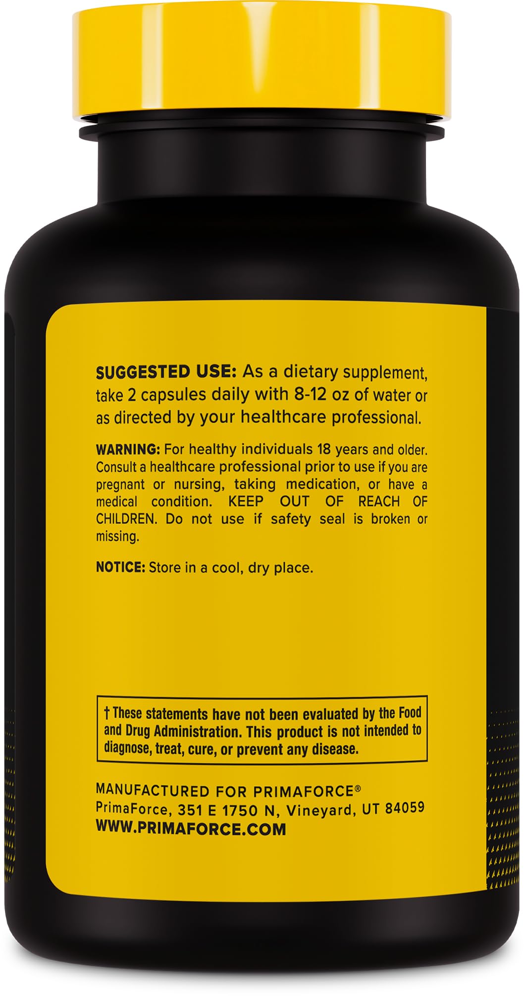 Primaforce Yohimbine HCl, 2.5 mg, 90 Count