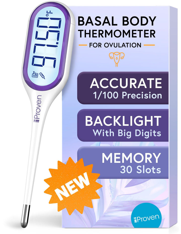 iProvèn Basal Body Thermometer, 1/100 Degree