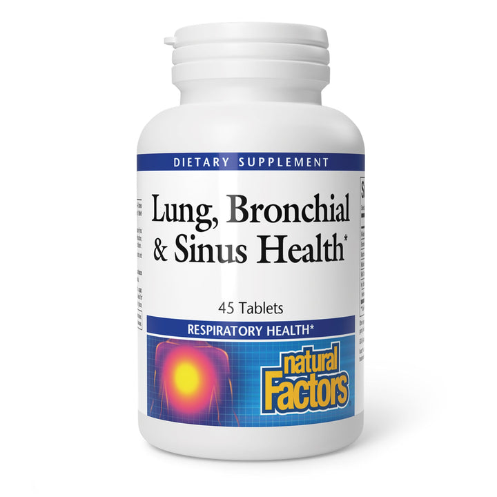 Natural Factors Lung Bronchial and Sinus Health, 45 Count