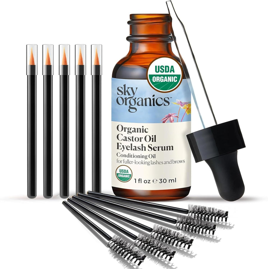 Sky Organics Organic Castor Oil, 1 fl oz