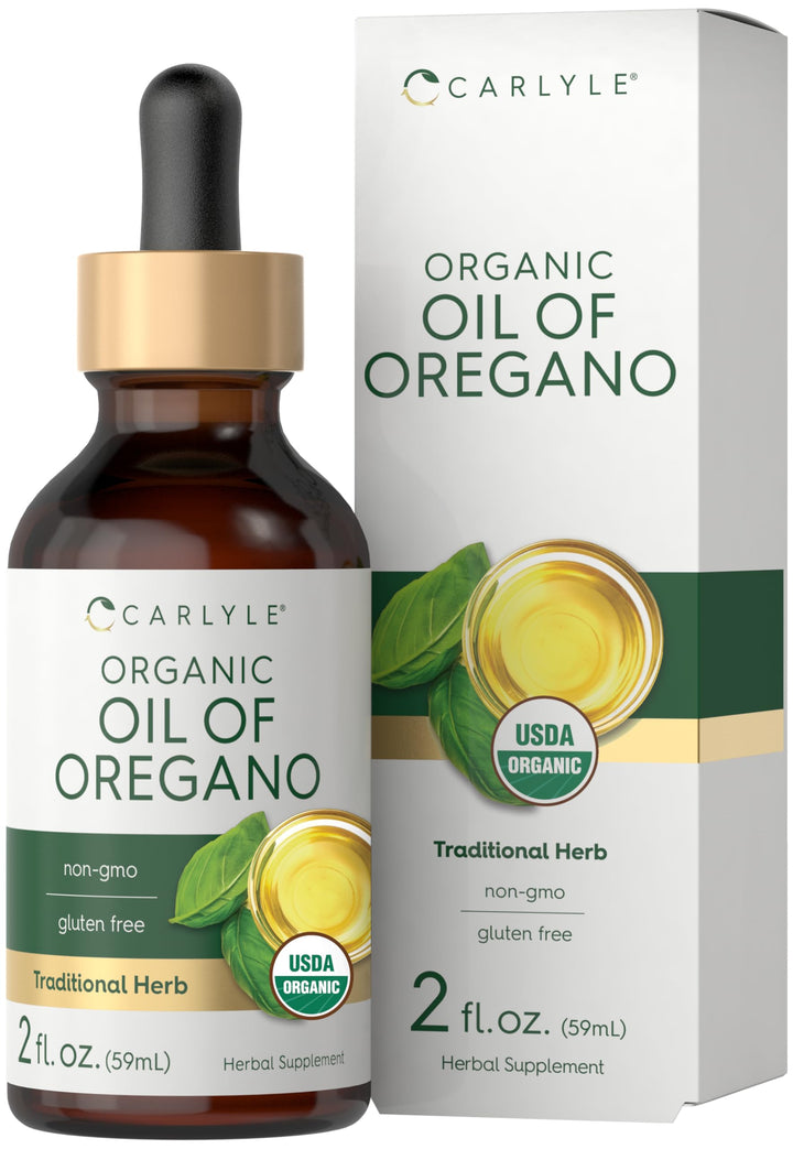 Carlyle Organic Oil of Oregano Liquid Drops, 2 fl oz