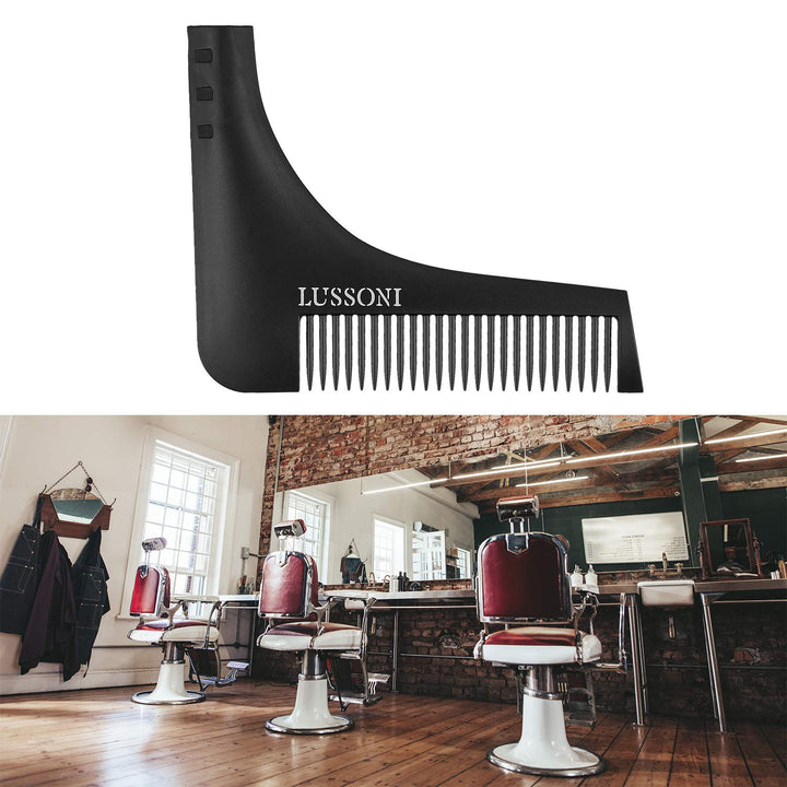 LUSSONI BC 600 Barber Comb, Black