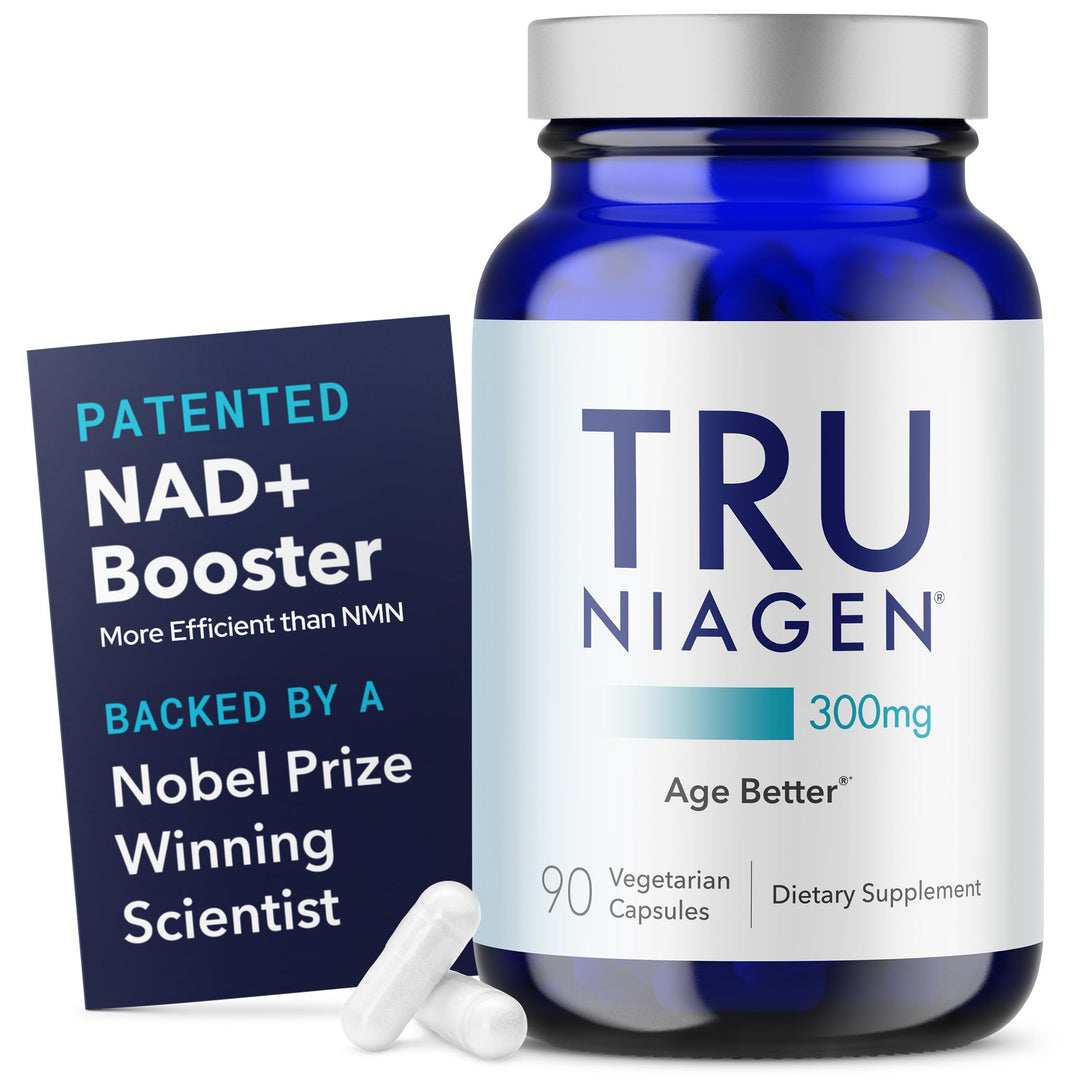 TRU NIAGEN NAD+ Supplement, Nicotinamide Riboside, 300 mg, 90 Count