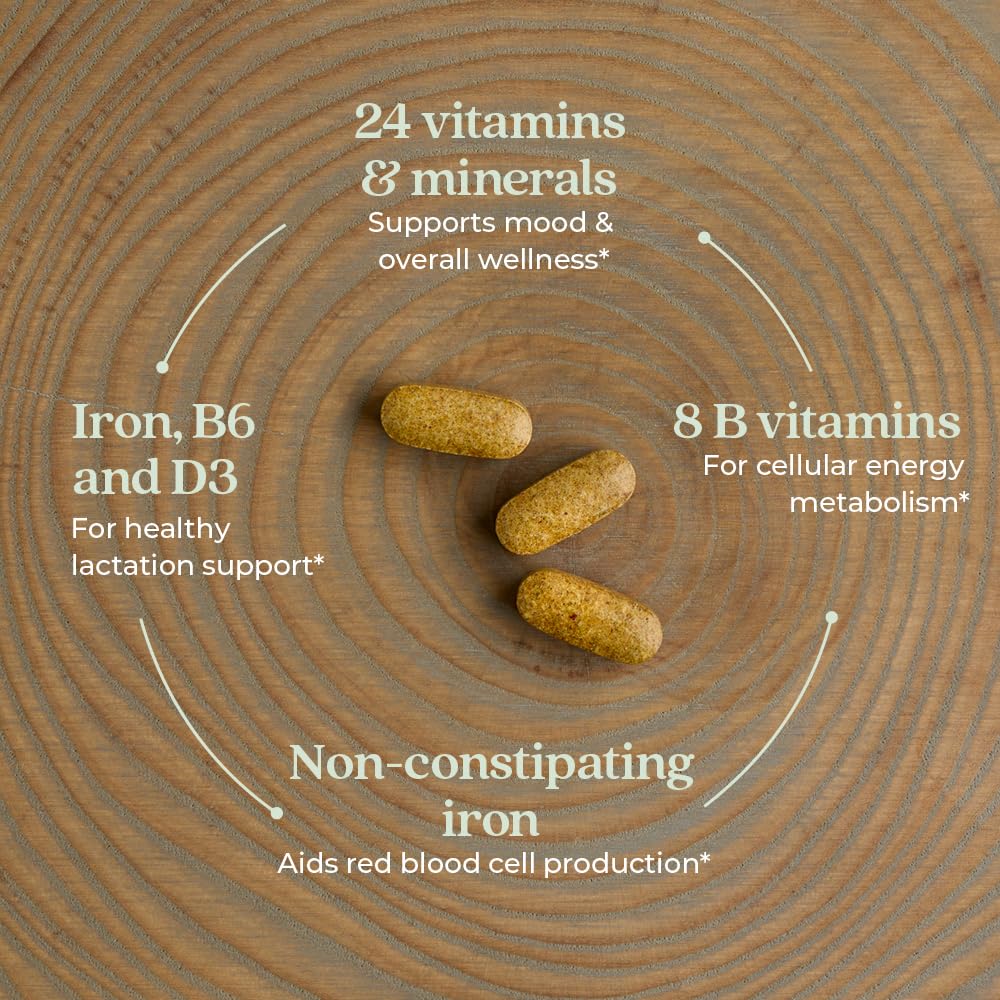 New Chapter Postnatal Vitamins Lactation Supplement, 96 Count