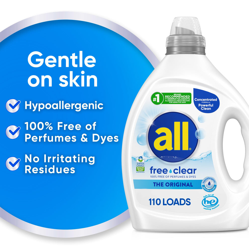 All Free Clear Laundry Detergent, Original, 82.5 oz