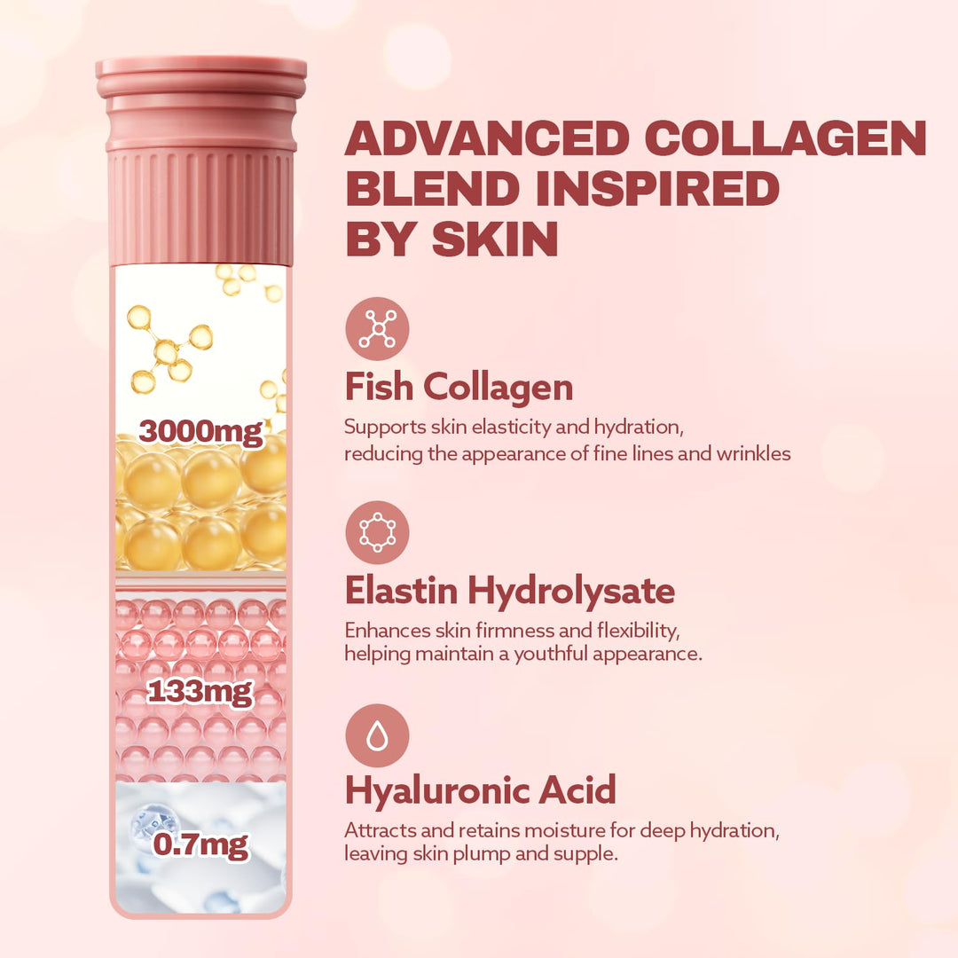 ILO Liquid Collagen Drink, Marine Type 1, 3000 mg, 14 Count