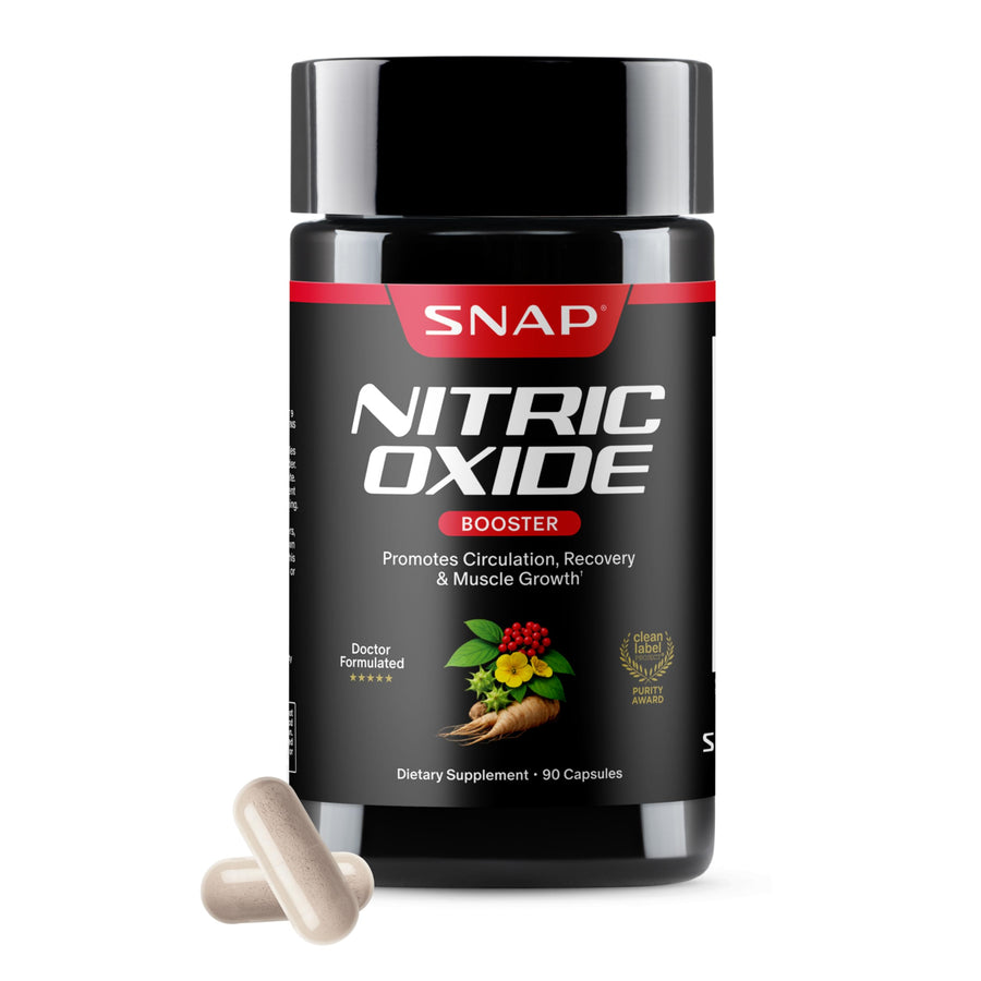 Snap Supplements Nitric Oxide Pre Workout, 90 Count
