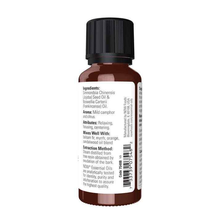 NOW Frankincense Oil 20% Blend, 1 fl oz