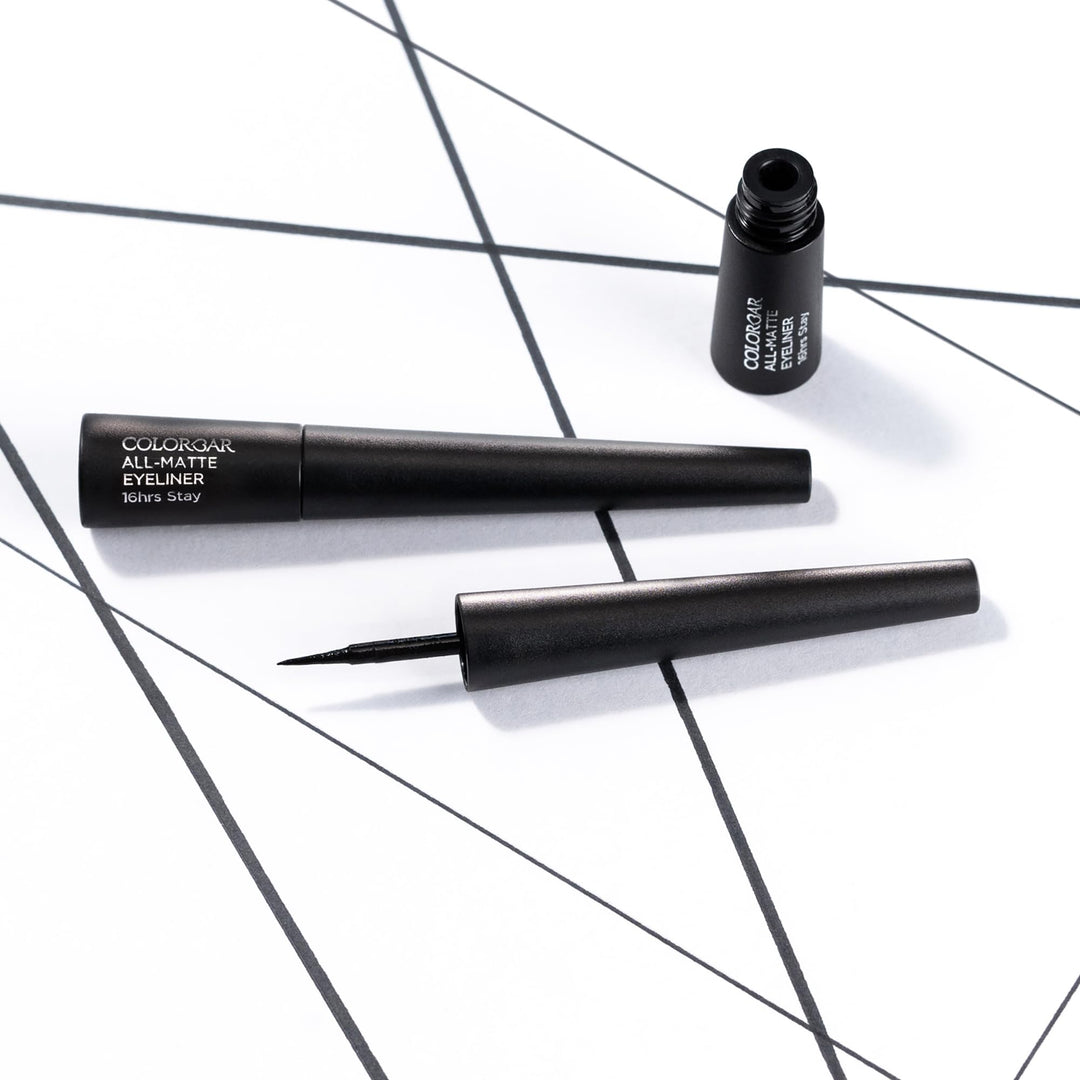 Colorbar All Matte Eyeliner, Black 001, 2.5 ml