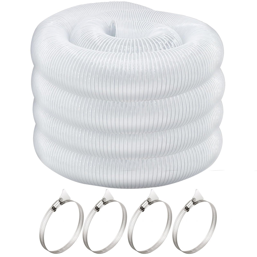 JUYO VONSAN Dust Collection Hose, Clear, 6 in x 33 ft