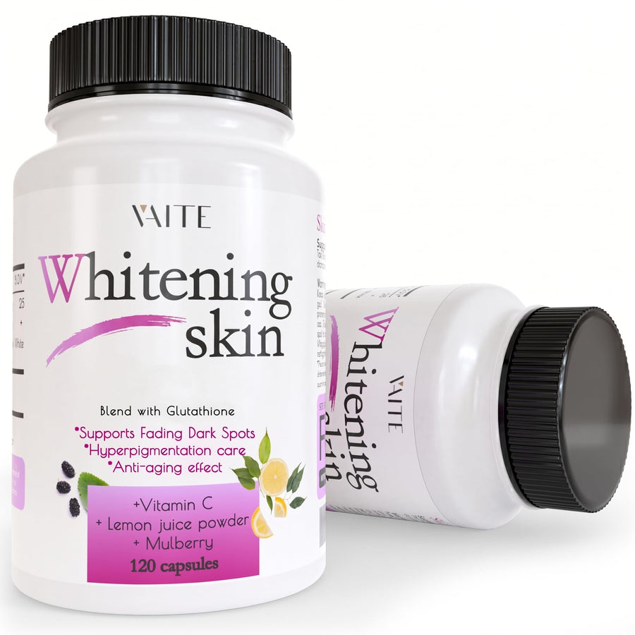 VAITE Glutathione Whitening Pills, 120 Count