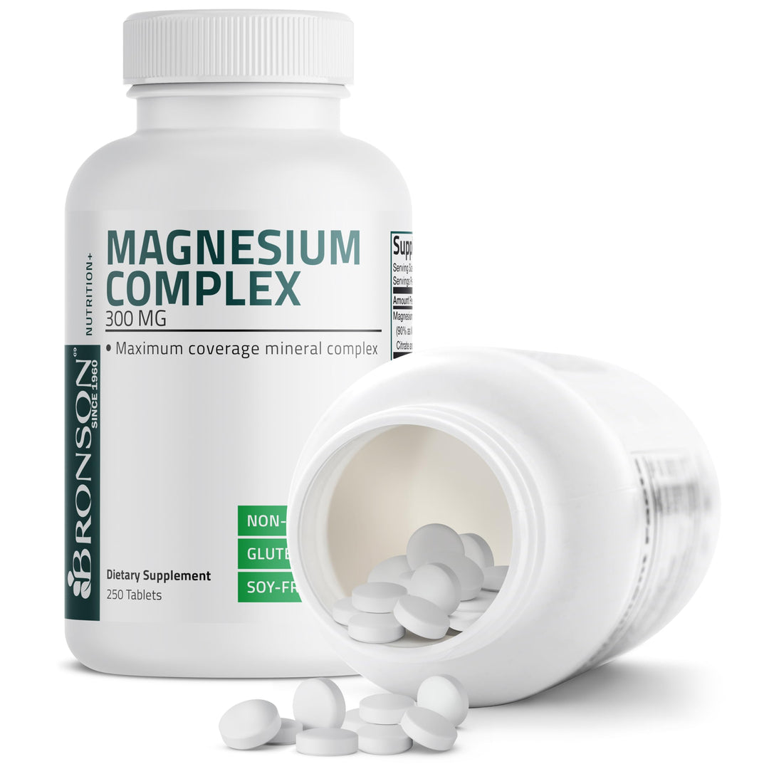 Bronson Magnesium Complex Maximum Coverage, 300 mg, 250 Count