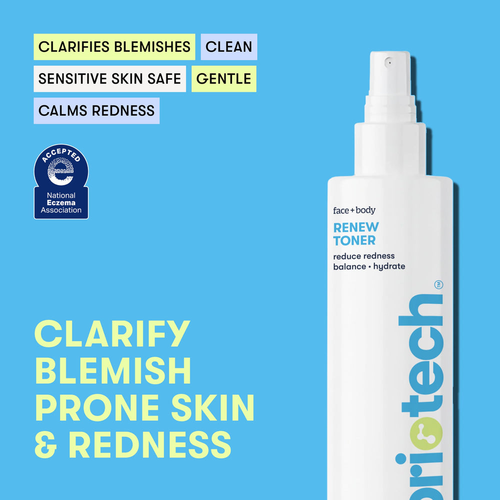 BRIOTECH Renew Toner, Hypochlorous Acid Spray, 4 fl oz, Pack of 4