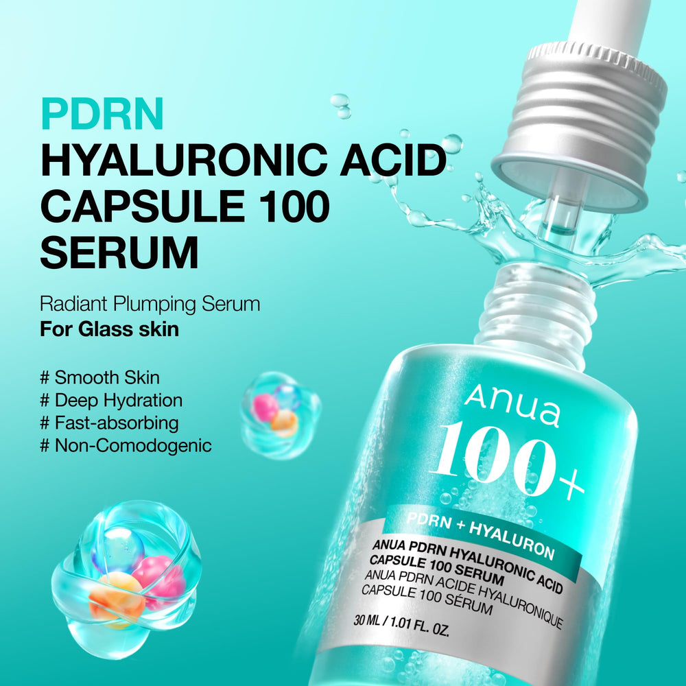 ANUA PDRN Hyaluronic Acid Capsule 100 Serum, 1.01 fl oz