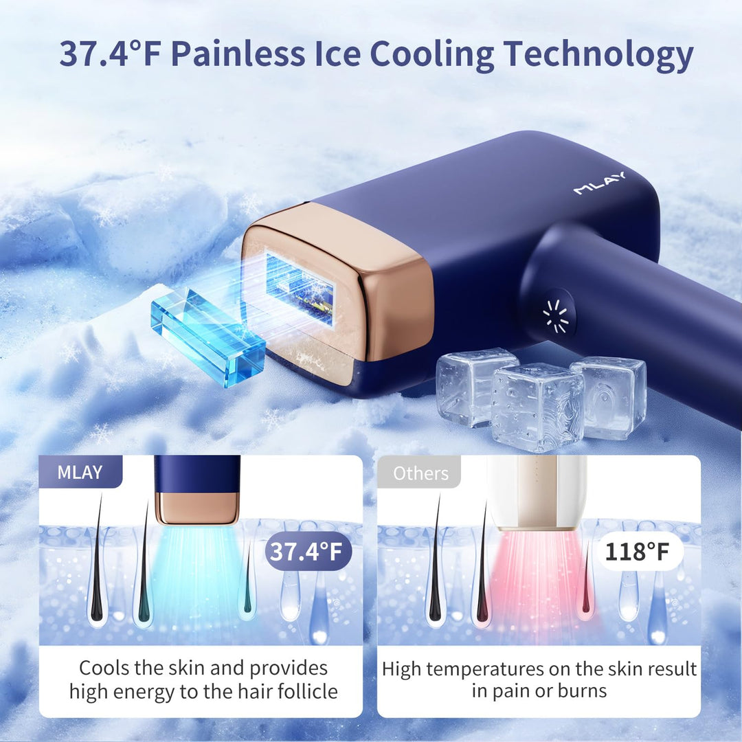 MLAY T14 Hair Removal Device, 0.5s/flash, 20J, 5 Energy Levels