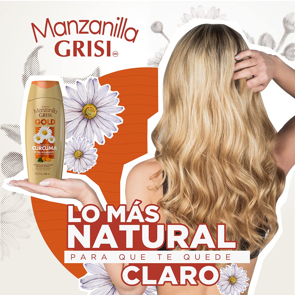 Grisi Manzanilla Gold Shampoo, Chamomile, 13.5 fl oz