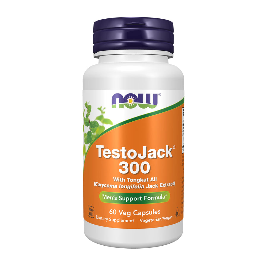 NOW TestoJack 300 mg Dietary Supplement, 60 Count