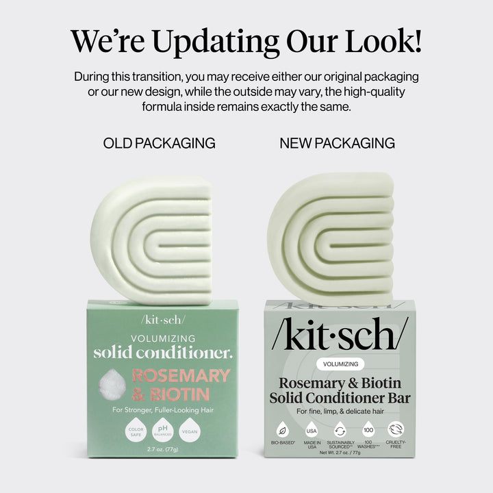 Kitsch Conditioner Bar, Rosemary & Biotin, 2.7 oz
