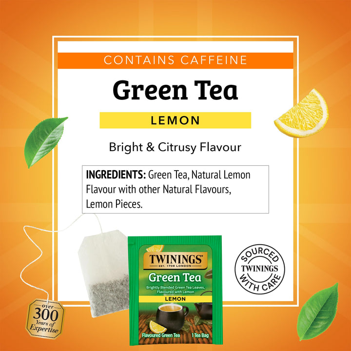 Twinings Lemon Green Tea, 20 Count