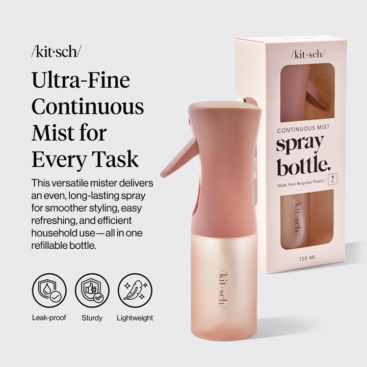 Kitsch Continuous Spray Bottle for Hair, Terracotta, 150 ml