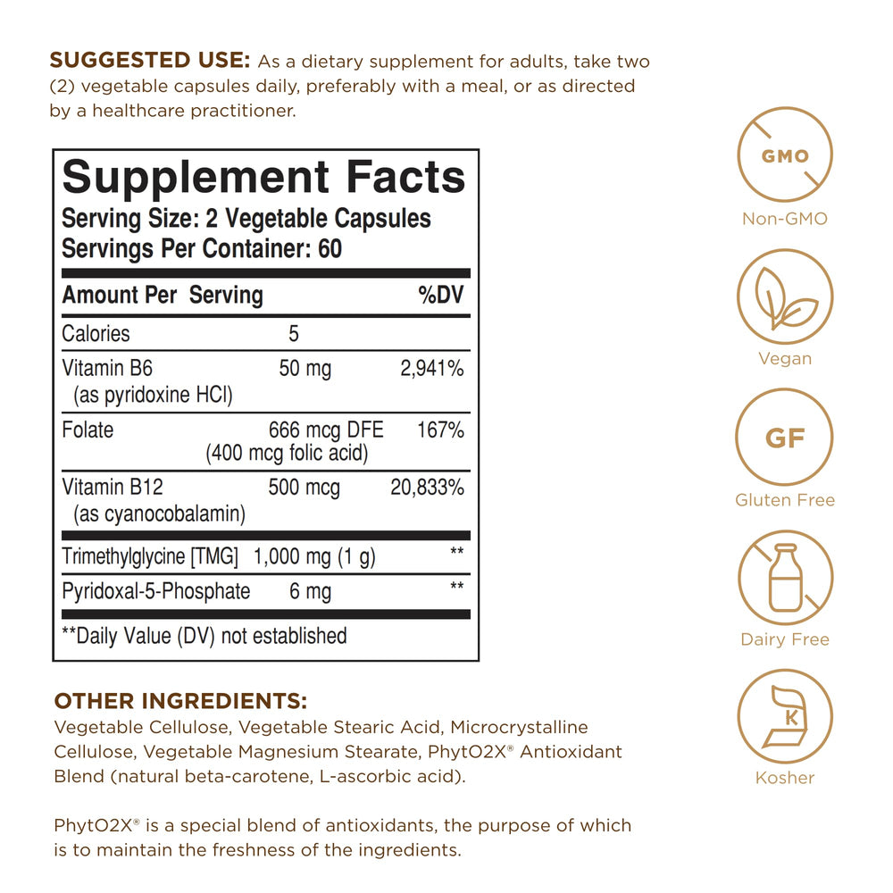 Solgar Homocysteine Modulators, 120 Count