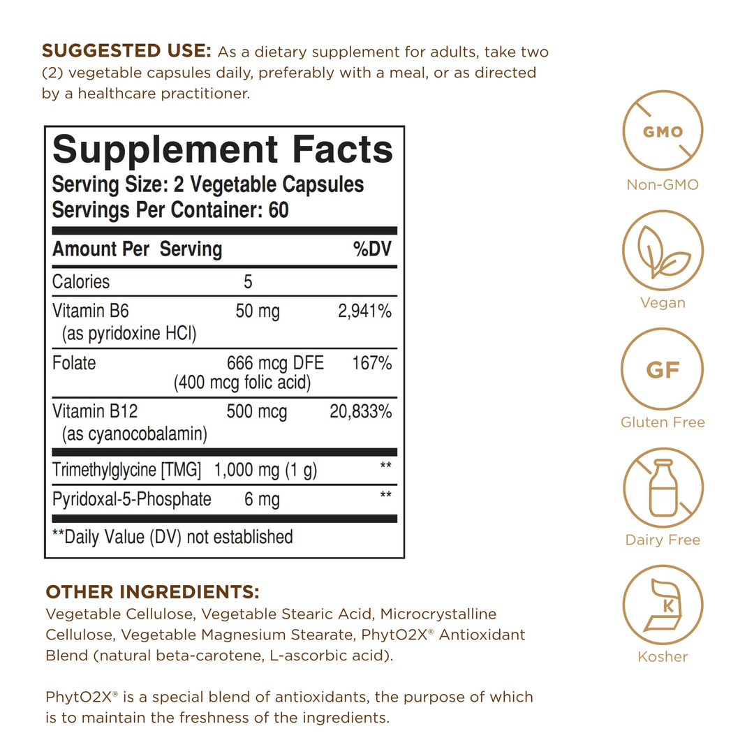 Solgar Homocysteine Modulators, 120 Count