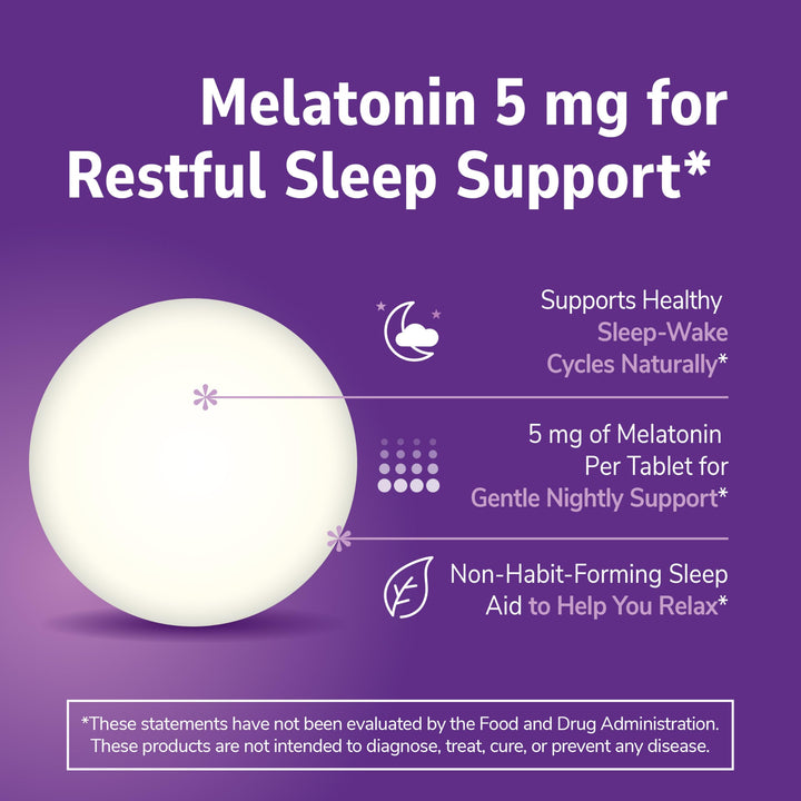 21st Century Melatonin, 5 mg, 120 Count