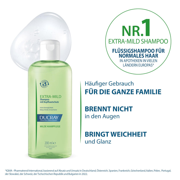 Ducray Extra Mild Shampoo, 200 ml