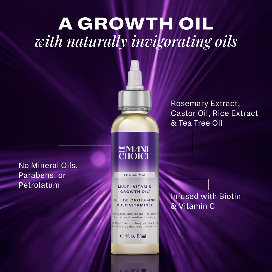 The Mane Choice Alpha Multi-Vitamin Scalp Hair Growth Oil, 4 fl oz