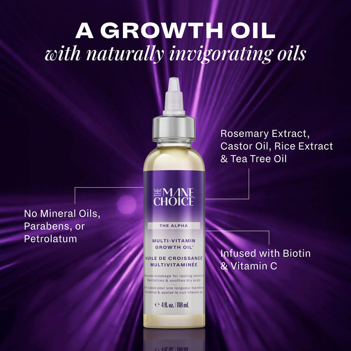 The Mane Choice Alpha Multi-Vitamin Scalp Hair Growth Oil, 4 fl oz