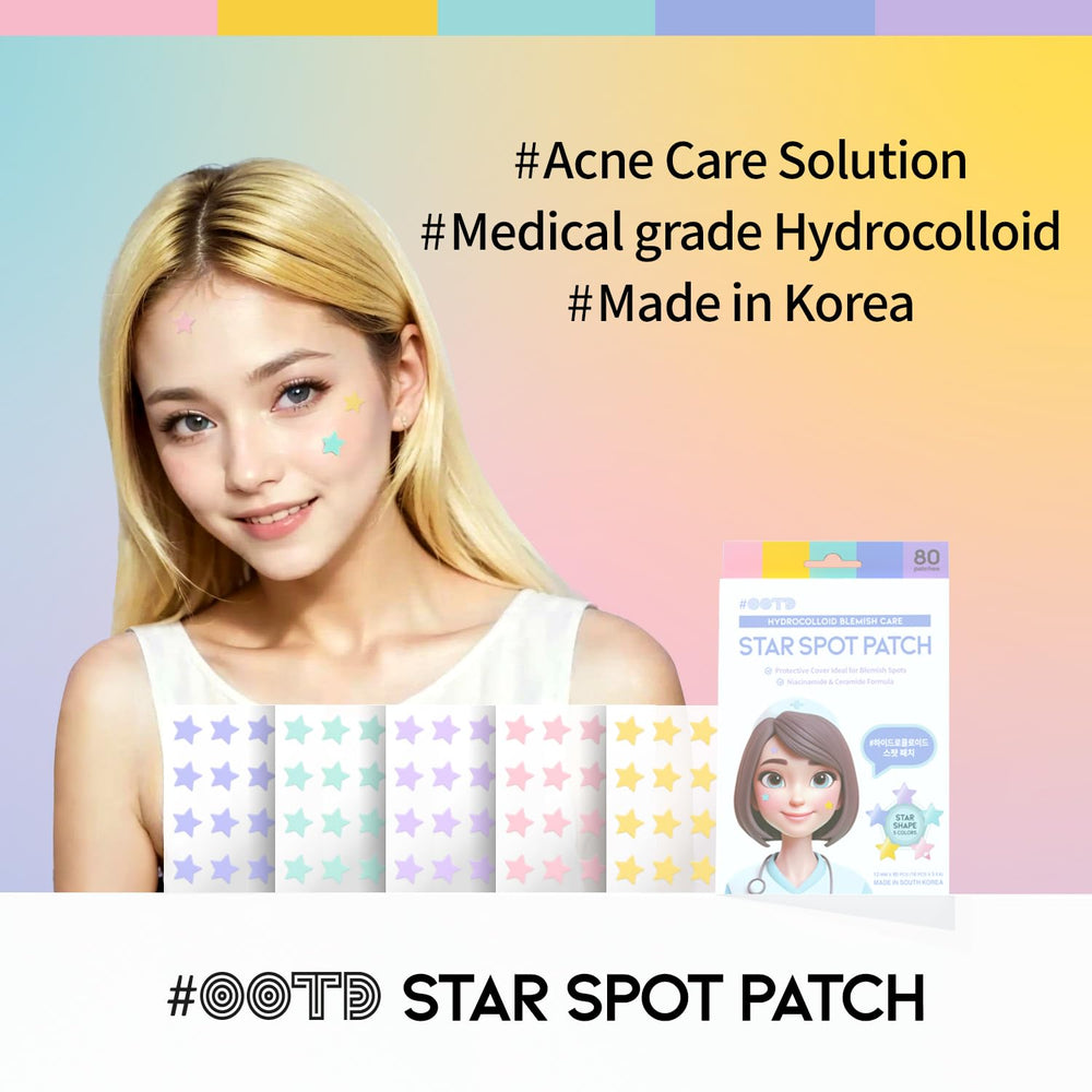 #OOTD Pastel Star Pimple Patches, 80 Count