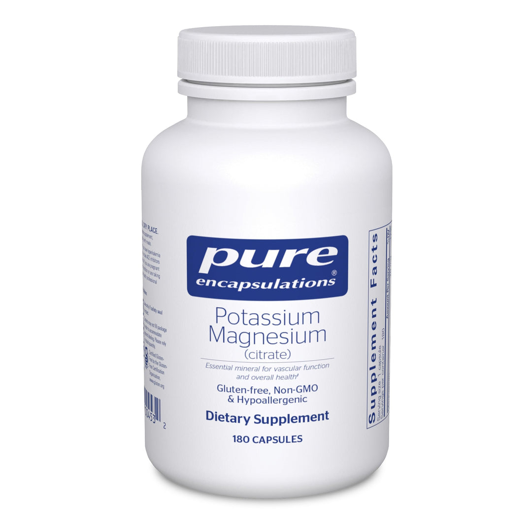 Pure Encapsulations Potassium Magnesium Citrate, 180 Count