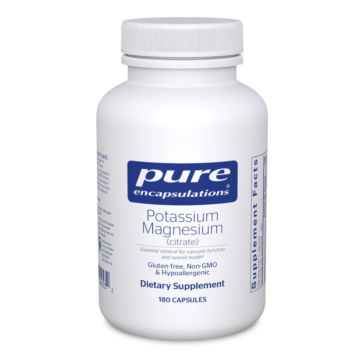 Pure Encapsulations Potassium Magnesium Citrate, 180 Count