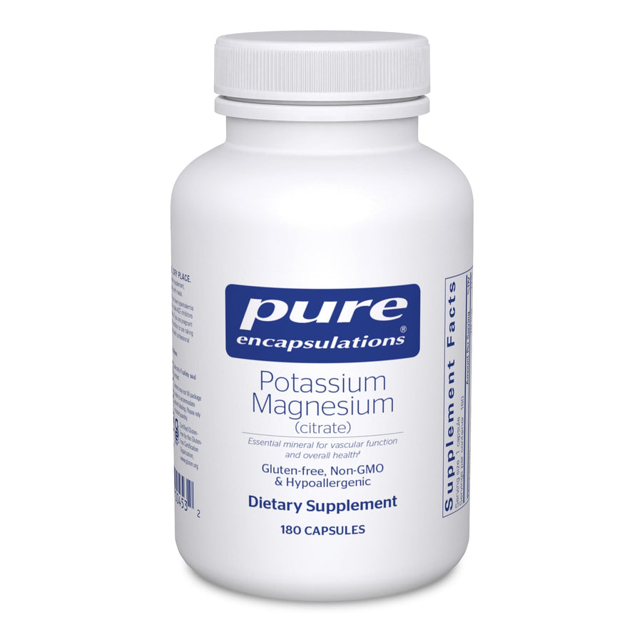 Pure Encapsulations Potassium Magnesium Citrate, 180 Count